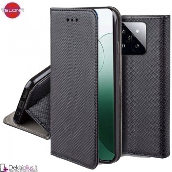 Telone atverčiamas dėklas - juodas (Xiaomi 17) Telone atverčiamas dėklas - juodas (Xiaomi 17)